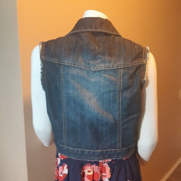 Hot Kiss Jean Vest size Medium - Picture 4 of 12